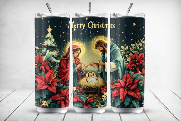 Birth of Jesus Tumbler Wrap, 20 Oz