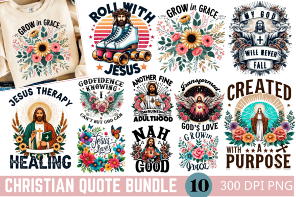 Christian PNG Bundle, Faith Sublimation Crafts