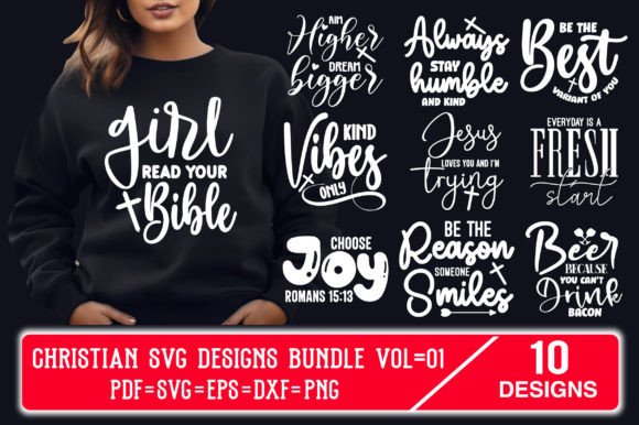 Christian SVG Designs Bundle Vol 01