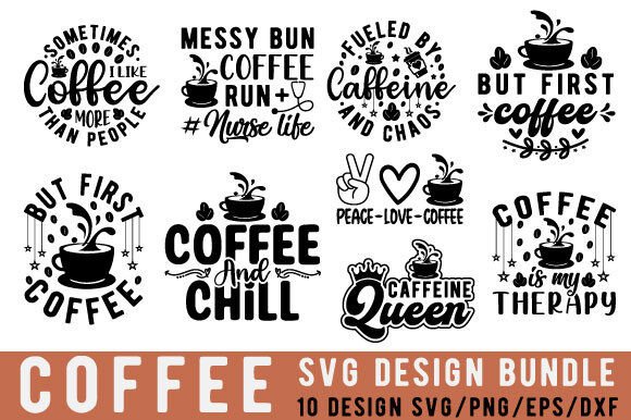 Coffee Svg Bundle, Christian Quotes Svg