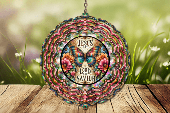 Jesus is My Lord and Savior Wind Spinner Crafts