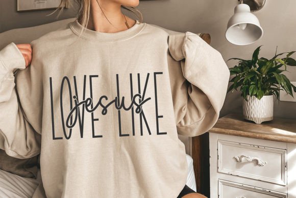 Love Like Jesus SVG, Crafts & Bible Verse SVG