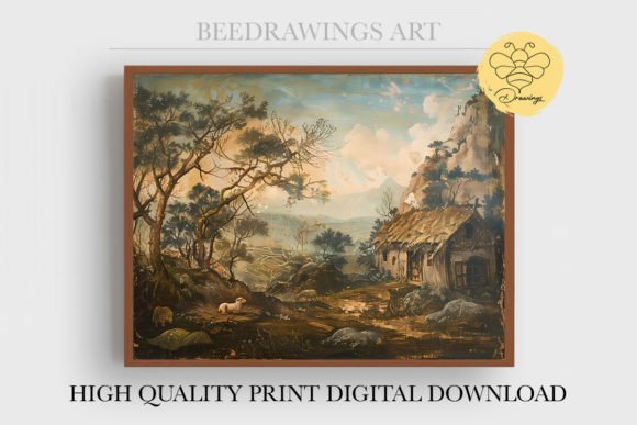 Oil Painting Jesus Wall Art 10 Illustrations