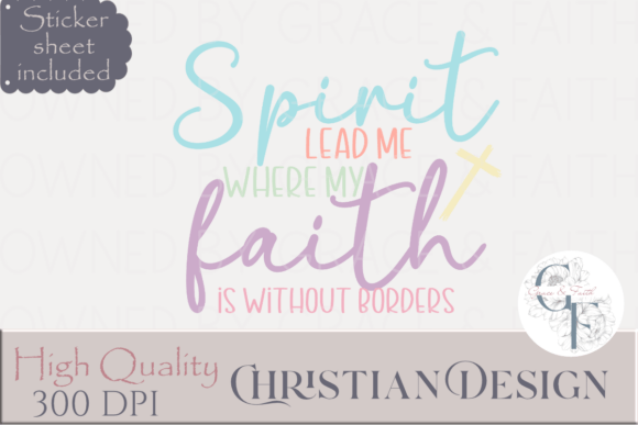 Spirit Lead Me, Christian Sublimation & Crafts
