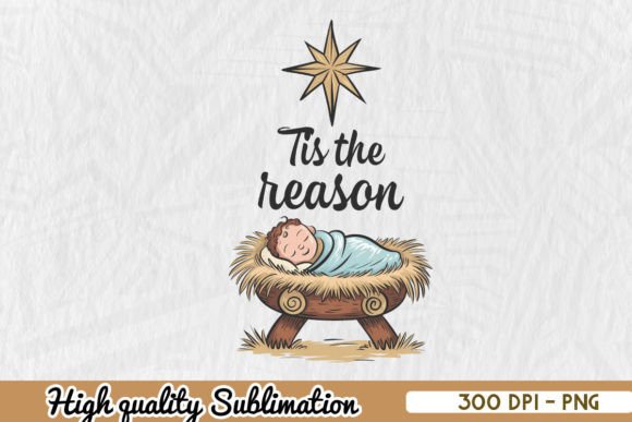 Tis the Reason Christmas Jesus PNG & Crafts
